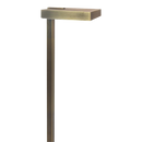 PLB20 Cast Brass Square Top LED 12V Low Voltage Pathway Outdoor Lighting Landscape Fixture
