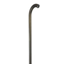 PLB21 Cast Brass 3W 3000K Warm White Integrated LED Cane Style Curved 12V Low Voltage Pathway Light
