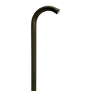 PLB21 Cast Brass 3W 3000K Warm White Integrated LED Cane Style Curved 12V Low Voltage Pathway Light