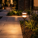 PLB22 Cast Brass Pagoda LED 12V Low Voltage Pathway Outdoor Lighting Landscape Fixture