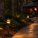 PLB22 Cast Brass Pagoda LED 12V Low Voltage Pathway Outdoor Lighting Landscape Fixture