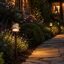 PLB22 Cast Brass Pagoda LED 12V Low Voltage Pathway Outdoor Lighting Landscape Fixture