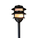 PLB22 Cast Brass Pagoda LED 12V Low Voltage Pathway Outdoor Lighting Landscape Fixture