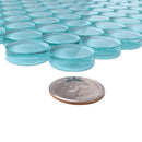 Sky Blue 12x12 Glossy Penny Round Glass Mosaic Tile (5 pack, 5 sq ft/case)
