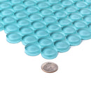 Sky Blue 12x12 Glossy Penny Round Glass Mosaic Tile (5 pack, 5 sq ft/case)