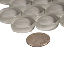 Beige 12x12 Glossy Penny Round Glass Mosaic Tile (5 pack, 5 sq ft/case) by Apollo Tile