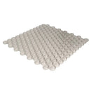 Beige 12x12 Glossy Penny Round Glass Mosaic Tile (5 pack, 5 sq ft/case) by Apollo Tile