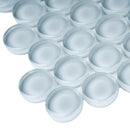 Gray 12x12 Glossy Penny Round Glass Mosaic Tile (5 pack, 5 sq ft/case) - Sample
