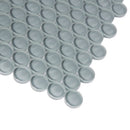 Stone Blue 12x12 Glossy Penny Round Glass Mosaic Tile (5 pack, 5 sq ft/case)