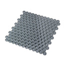 Coin Gray 12x12 Glossy Penny Round Glass Mosaic Tile (5 pack, 5 sq ft/case) by Apollo Tile