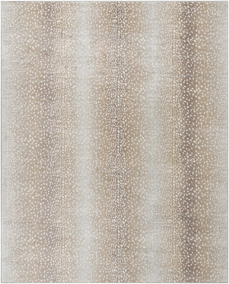 Pointblank Tan Leopard Print Rug