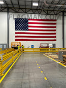 WallSafe™ Polyester Wall-Mounted American Flag | Reinforced Edge Grommets | Made in USA by Flagman of America