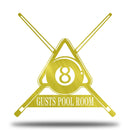 Pool Table Monogram