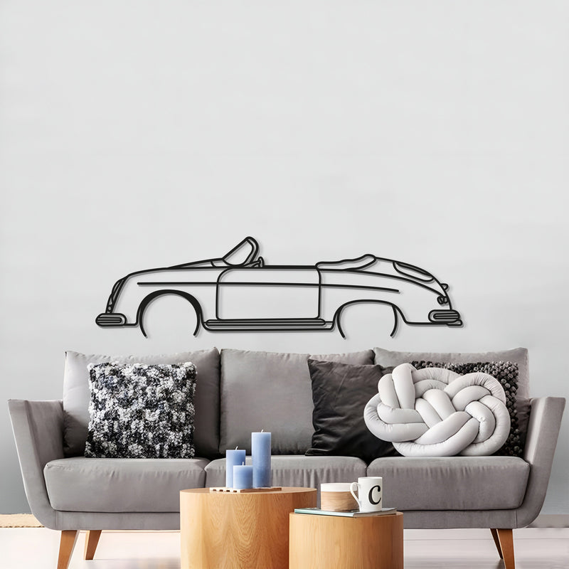 356 Speedster California Metal Car Wall Art - MT0833