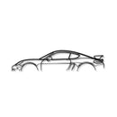 718 Cayman GT4 Metal Car Wall Art - MT0840