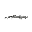 718 Spyder Metal Car Wall Art - MT0842