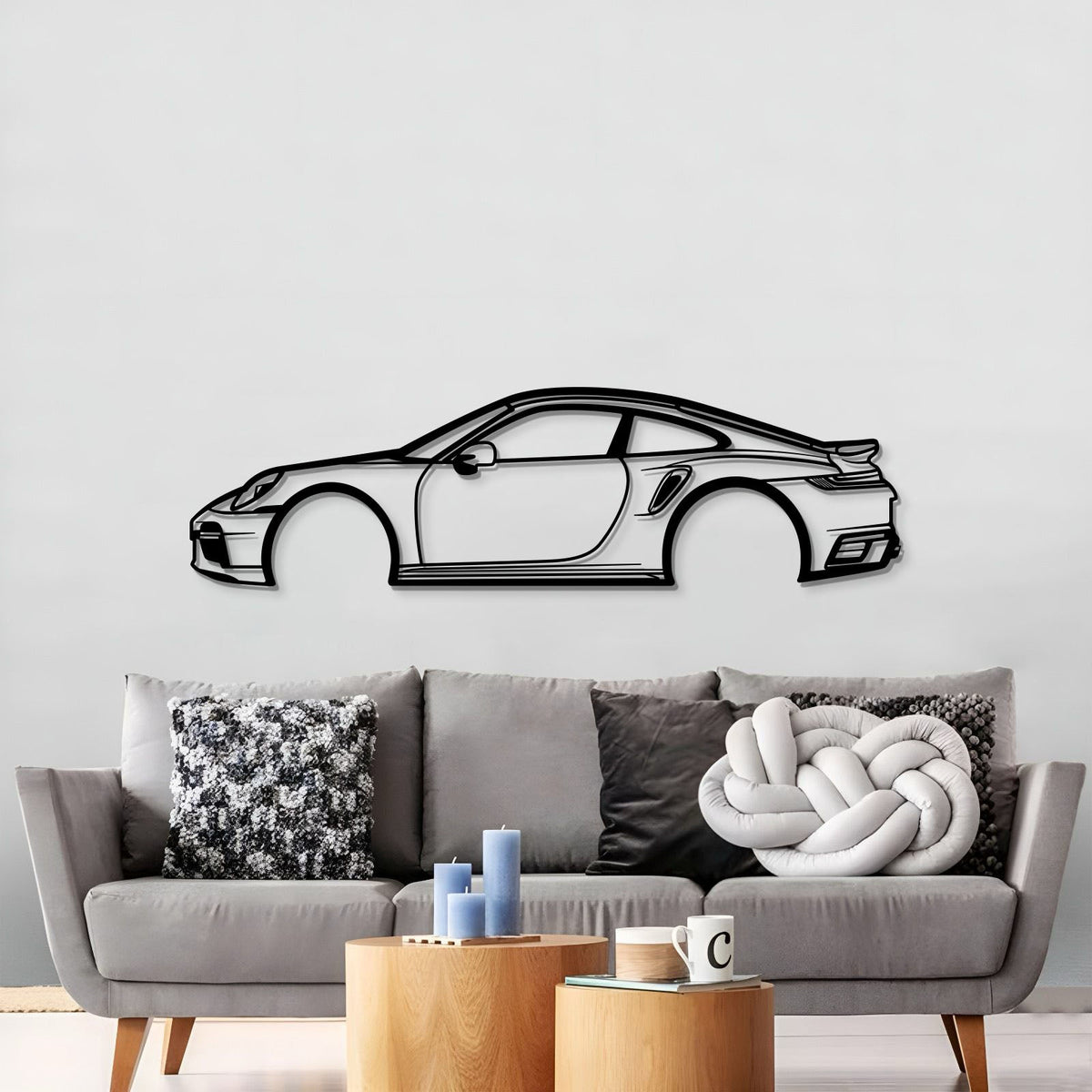 911 Type 993 Metal Car Wall Art - MT0845, photo 3 of 8