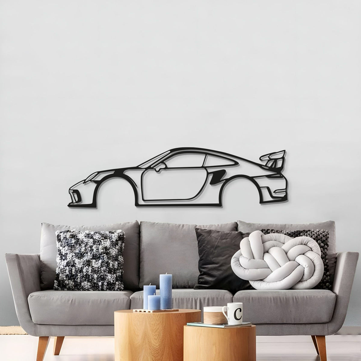 911 GT3 RS Metal Car Wall Art - MT0857, photo 3 of 8