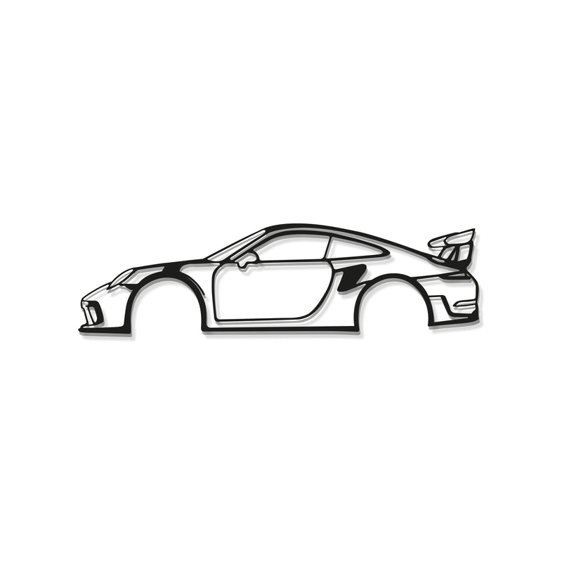 911 GT3 RS Metal Car Wall Art - MT0857
