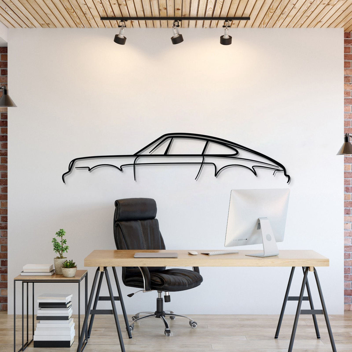911 Model 930 Metal Car Wall Art - MT0862