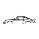 911 Turbo Model 964 Metal Car Wall Art - MT0874