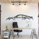 911 Turbo S Model 991 Metal Car Wall Art - MT0876