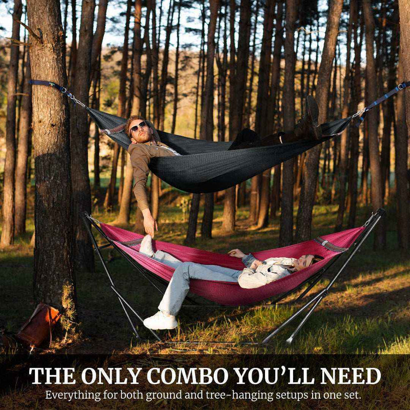 Tranquillo Comfort Set Original Hammock Stand for Ultimate Relaxation