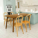 Acacia Verve 48" Solid Wood Dining Table - Ideal Kitchen Table for 4