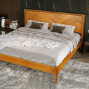 Panthera Solid Wood Bed Frame With Headboard by Megsu