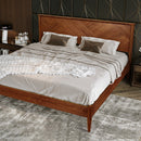 Panthera Solid Wood Bed Frame With Headboard by Megsu