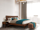 [Buy 1 Get 1] Aurora Solid Wood Bed Frame & Nightstand