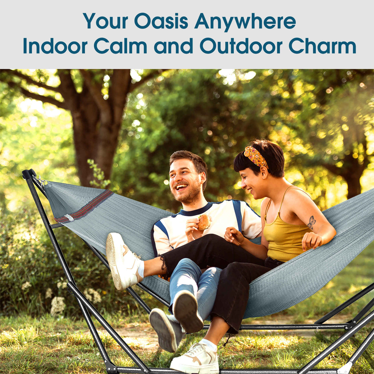 Tranquillo Original Collapsible Hammock with Stand for Ultimate Relaxation, photo 34 of 44