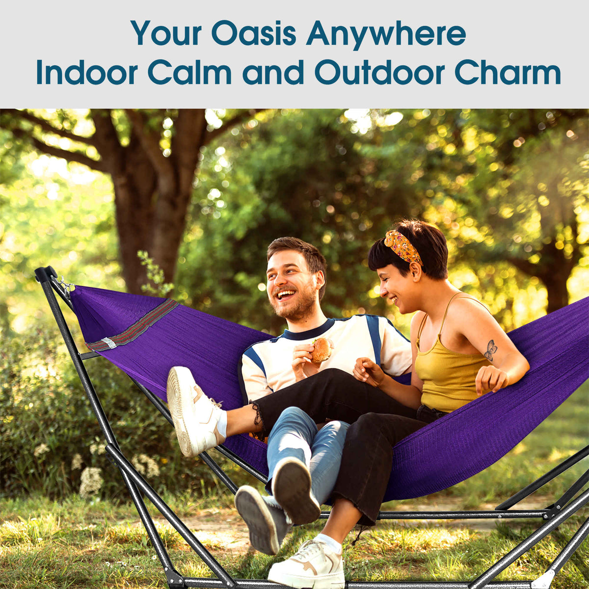Tranquillo Original Collapsible Hammock with Stand for Ultimate Relaxation, photo 20 of 44