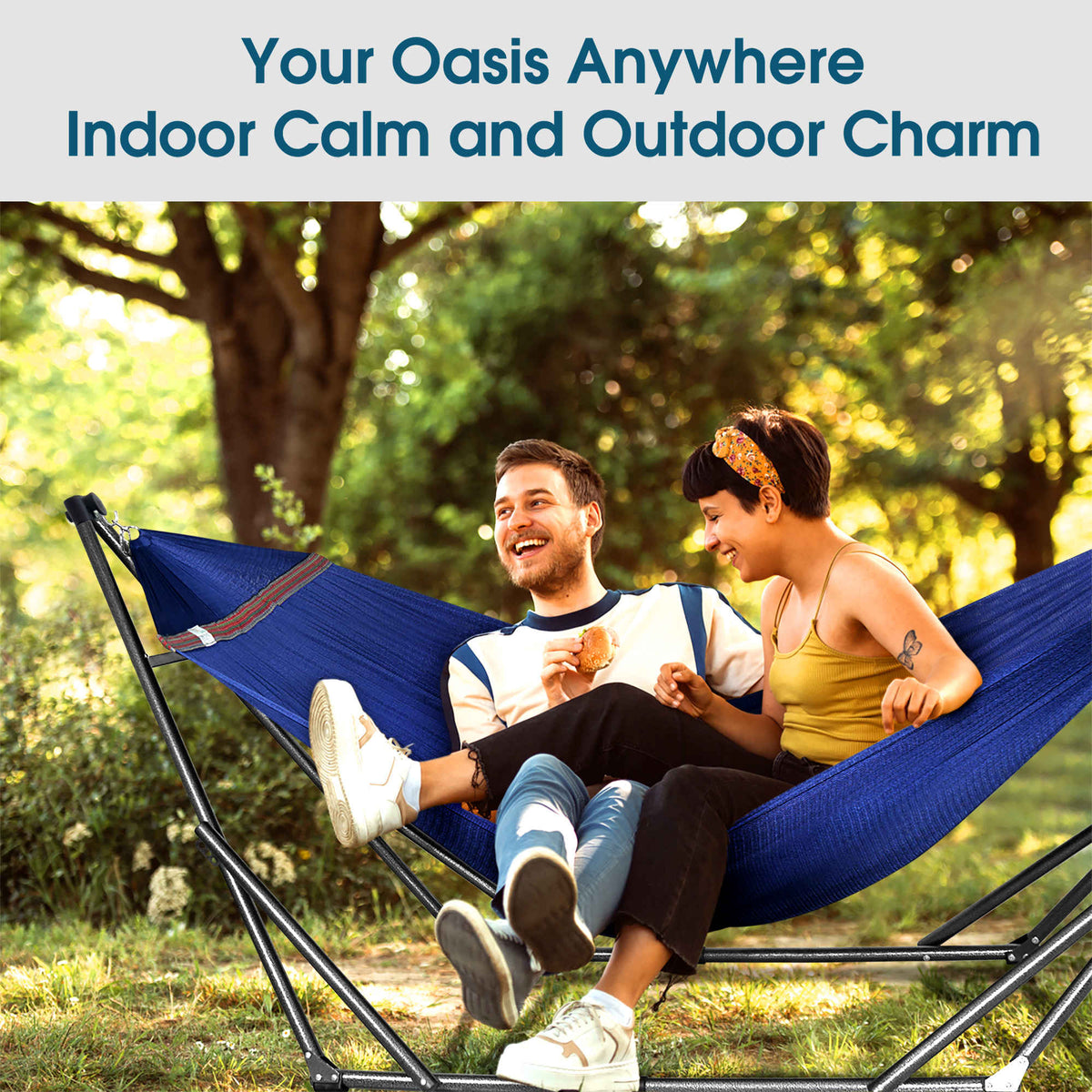 Tranquillo Original Collapsible Hammock with Stand for Ultimate Relaxation, photo 6 of 44
