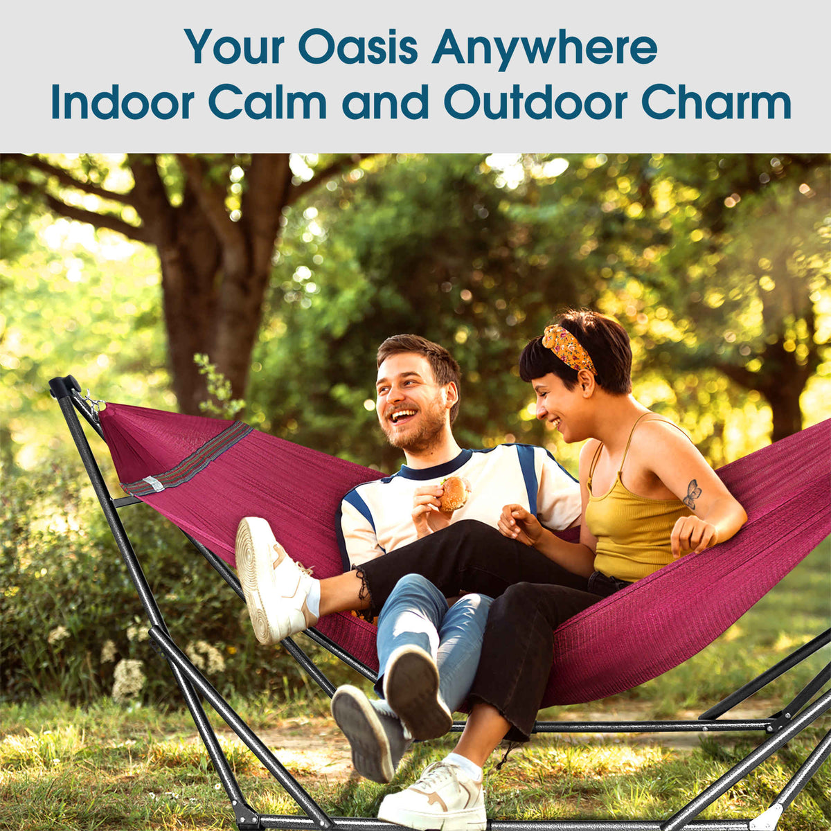 Tranquillo Original Collapsible Hammock with Stand for Ultimate Relaxation, photo 13 of 44