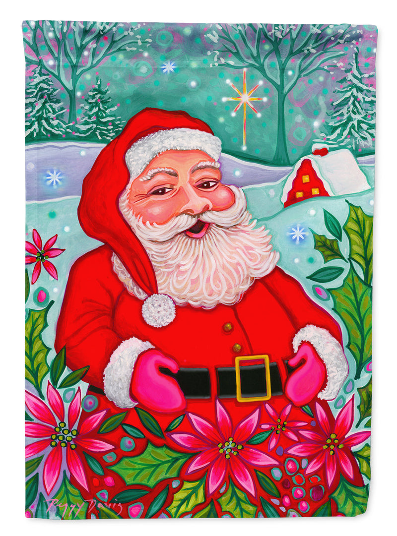 Santa Claus Ho Ho Ho Flag Canvas House Size PPD3004CHF