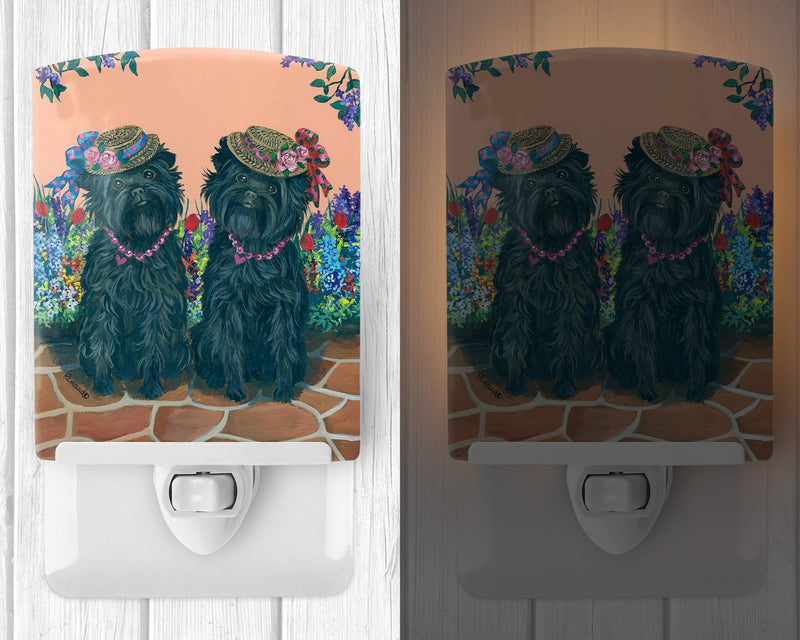 Affenpinscher Sisters Ceramic Night Light PPP3001CNL