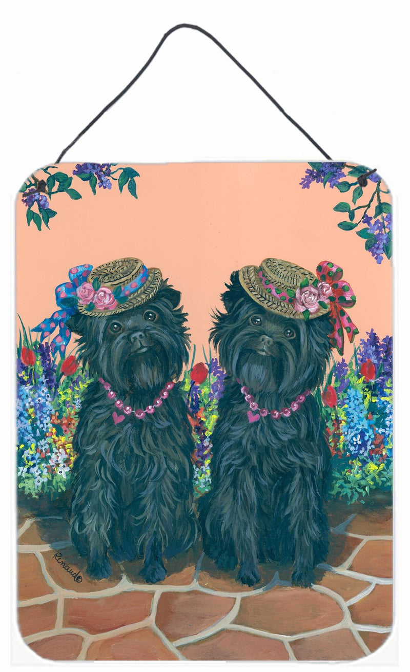 Affenpinscher Sisters Wall or Door Hanging Prints PPP3001DS1216