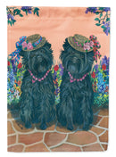 Affenpinscher Sisters Garden Flag – Decorative Outdoor Yard Flag PPP3001GF