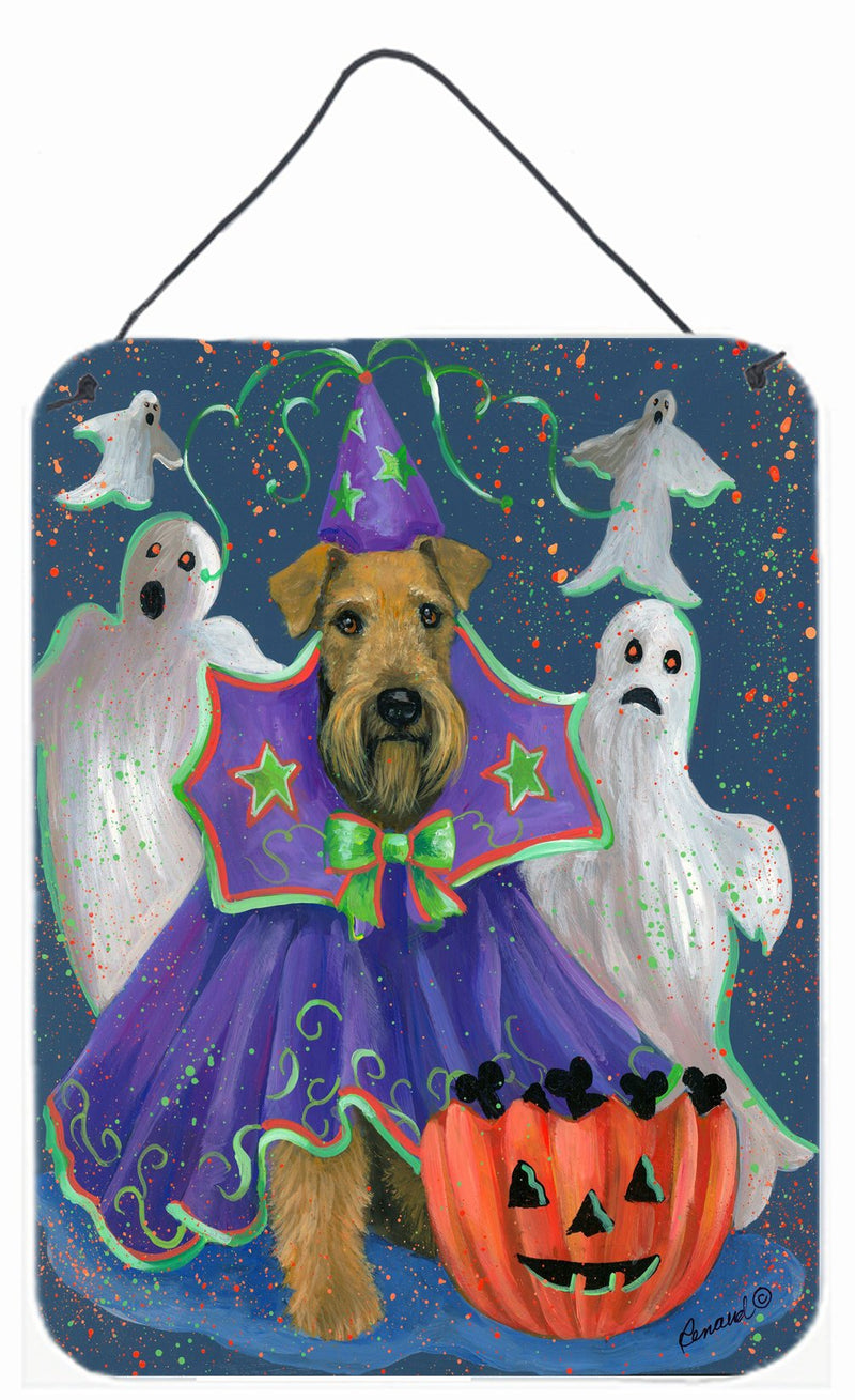 Airedale Boo Hoo Halloween Wall or Door Hanging Prints PPP3002DS1216