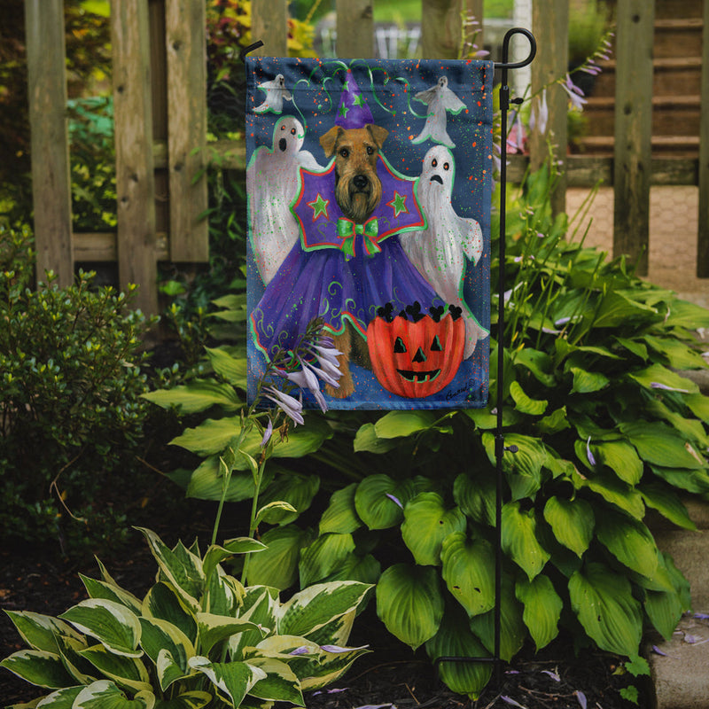 Airedale Boo Hoo Halloween Flag Garden Size PPP3002GF