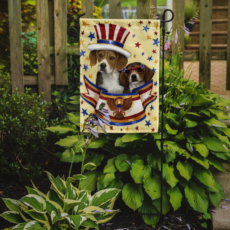 Beagle USA Garden Flag – Decorative Outdoor Yard Flag PPP3017GF