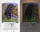 Black Labrador Retriever Ceramic Night Light PPP3028CNL