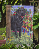 Black Labrador Retriever Garden Flag – Decorative Outdoor Yard Flag PPP3028GF
