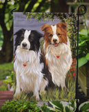 Border Collie Patrol Garden Flag – Decorative Outdoor Yard Flag PPP3029GF