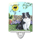 Border Collie Crossing Ceramic Night Light PPP3030CNL