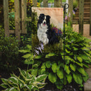 Border Collie Simplicity Garden Flag – Decorative Outdoor Yard Flag PPP3031GF