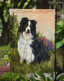 Border Collie Simplicity Garden Flag – Decorative Outdoor Yard Flag PPP3031GF