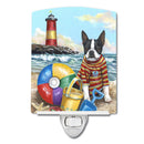Boston Terrier Beach Baby Ceramic Night Light PPP3032CNL