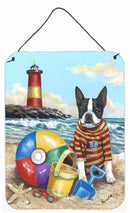 Boston Terrier Beach Baby Wall or Door Hanging Prints PPP3032DS1216